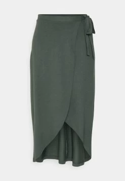 Anna Field Basic Wrap Over Midi Skirt- A-Line Skjørt - Light Green -Anna Field 01b03c6b375842bc8850908e3d5e14f2