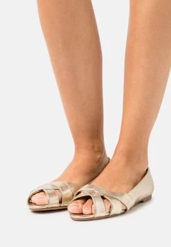 Anna Field Ballerina Med Åpen Front - Gold