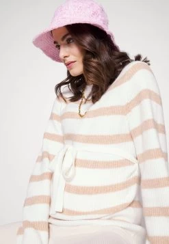 Strikkegenser - White/Sand -Anna Field 14ee77c89a8645c6ad6118e1668b8557