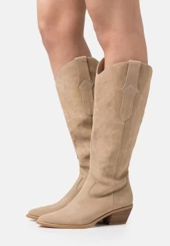 Anna Field Leather- Cowboystøvler - Beige