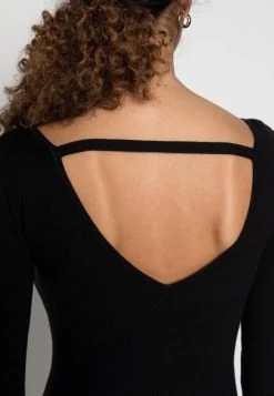 Anna Field Offener Rücken Bodycon Mini Strickkleid - Etuikjole - Black -Anna Field 1e77fbe5821d4c448cad2c7c1537bd30