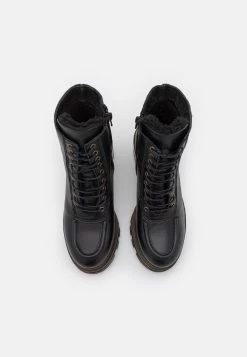 Anna Field Leather Winter Bootie - Vinterstøvler - Black -Anna Field 1f7766b6380b43249c97d206d76344de