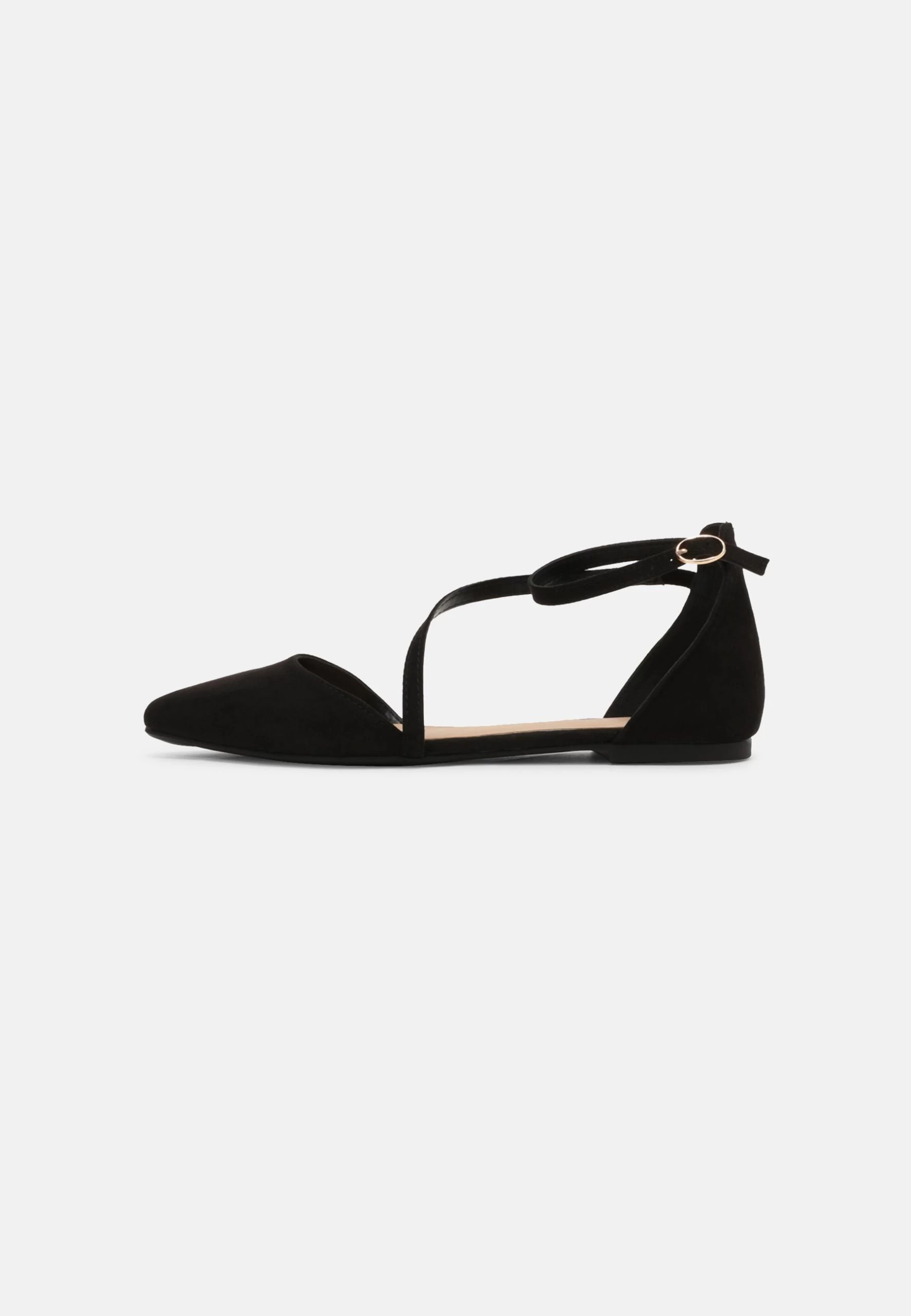 Ballerina Med Reim - Black 4 Ballerina Med Reim - Black - Bilde 2