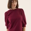 Anna Field Sweatshirt - Berry -Anna Field 3aa1e650607c4ec69a20cef66673ac24