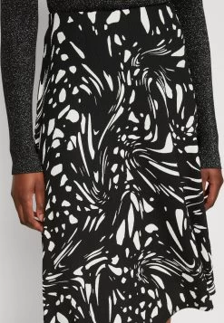 Anna Field A-Line Skjørt - Black/White -Anna Field 3ed88ace9ad745f4877f95236488f979