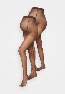 Anna Field 20 Den 2 Pack - Strømpebukser - Dark Brown