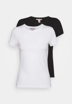 Anna Field 2 Pack - T-Shirts - White/Black