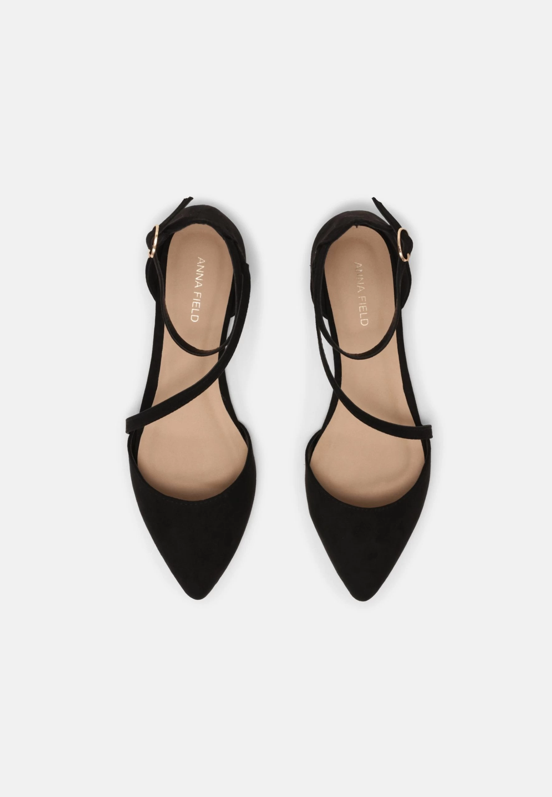 Ballerina Med Reim - Black 7 Ballerina Med Reim - Black - Bilde 5