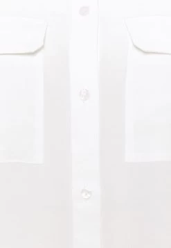 Anna Field Basic Blouse With Front Pockets - Skjorte - Offwhite -Anna Field 55f17eb1c4e84980a46e9b4729c3e429