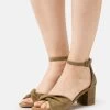 Anna Field Leather - Sandaler - Khaki -Anna Field 5e49f18a34844afa84cd1d38f535a675