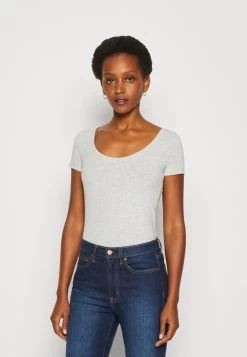 Anna Field 3 Pack - T-Shirts - Purple/White/Mottled Light Grey -Anna Field 6c9acd8b35074e7cb3396e4f998d3a32