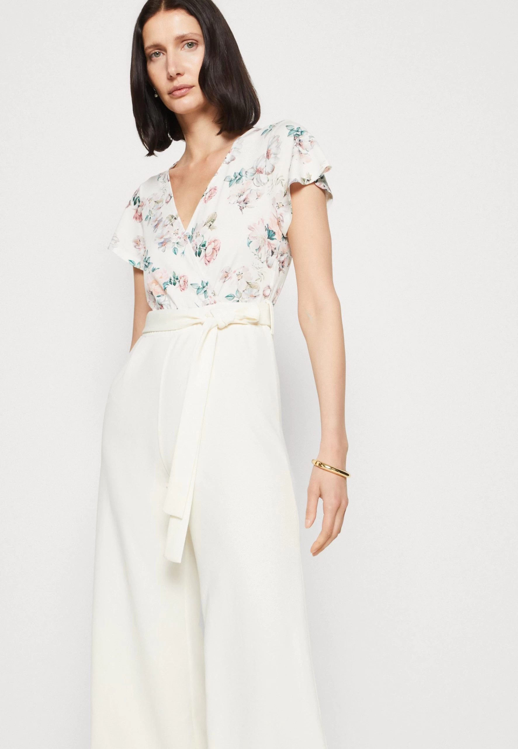 Anna Field Jumpsuit - Beige/White 6 Anna Field Jumpsuit - Beige/White - Bilde 4