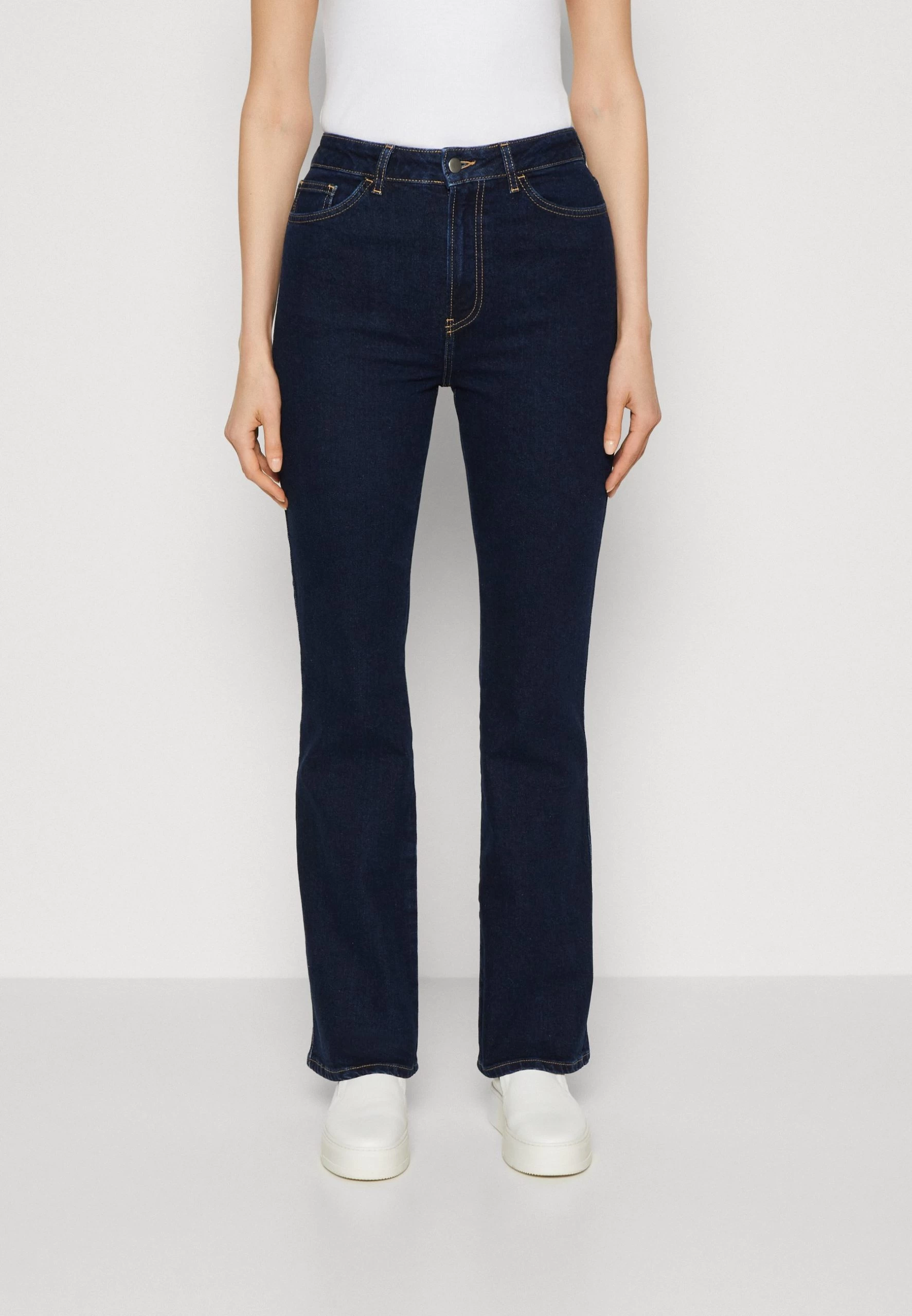Anna Field Flared Jeans - Dark Blue 3 Anna Field Flared Jeans - Dark Blue