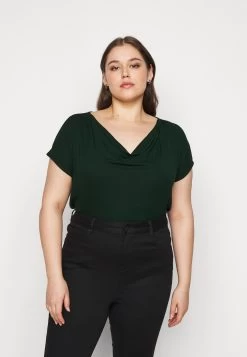 T-Shirts Med Print - Dark Green