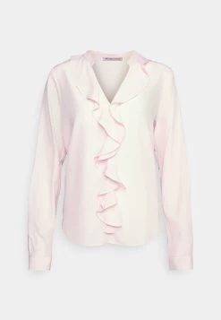 Anna Field Blouse With Frontal Volant - Bluse - Pink