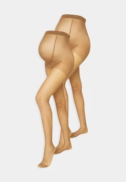 Anna Field 20 Den 2 Pack - Strømpebukser - Camel