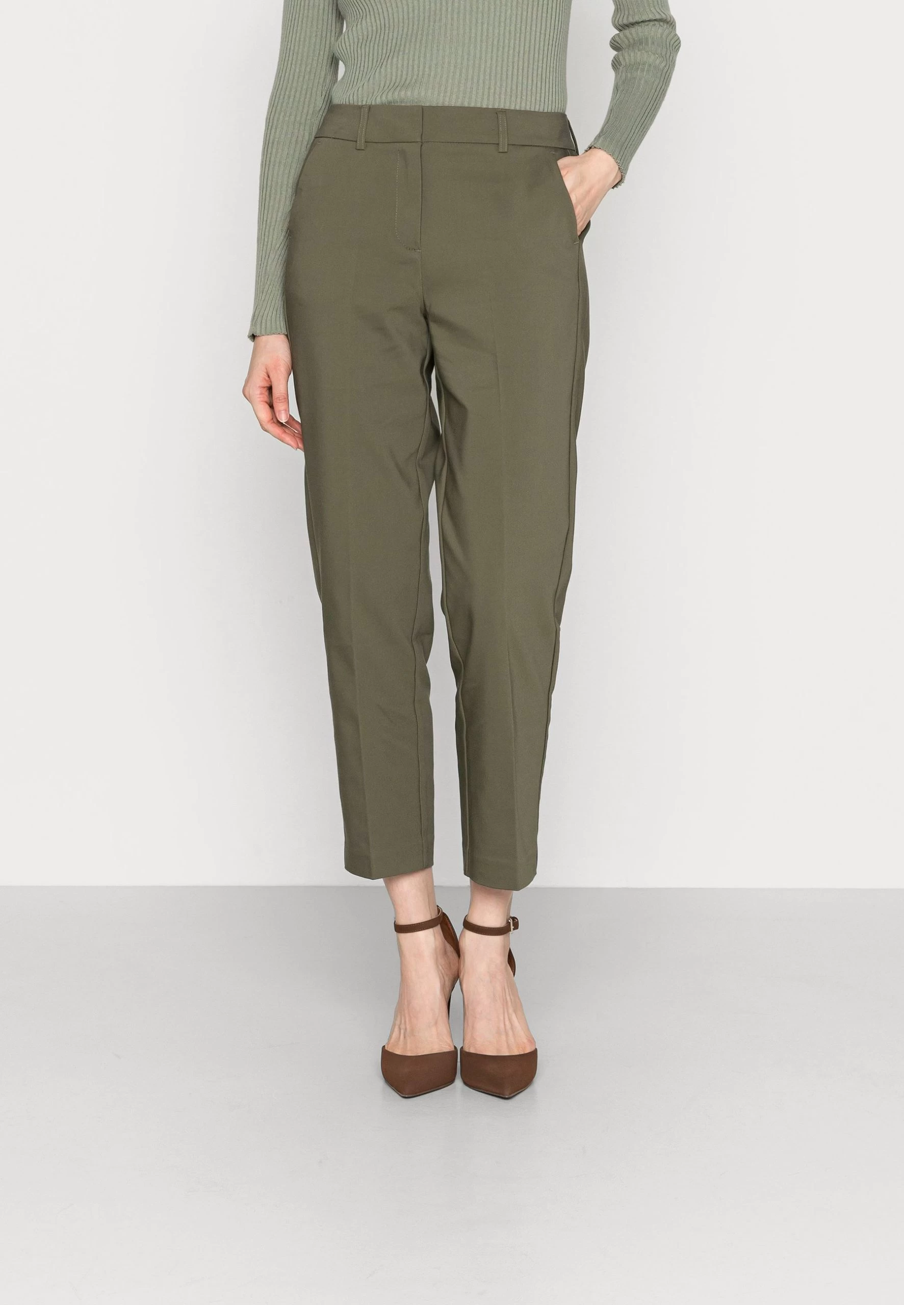 Anna Field Chinos - Dark Green 3 Anna Field Chinos - Dark Green