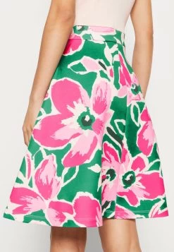 Anna Field Jerseykjole - White/Green/Pink -Anna Field b3605fe886634d3dafbcbdd9917357a4