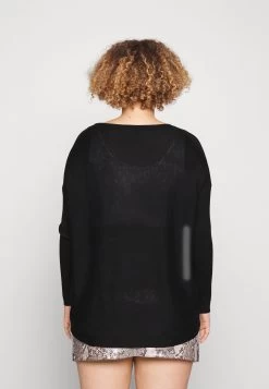 Plus Size - Strikkegenser - Black -Anna Field b7713e94de9143c8973a51d6cbc32eb2