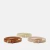 Anna Field 3 Pack - Belte - Cognac/Beige/Pink -Anna Field bef4ad124114412fa0b78aef333eb8c1