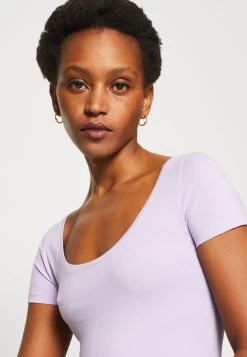 Anna Field 3 Pack - T-Shirts - Purple/White/Mottled Light Grey -Anna Field c3004694c39c46f6b9df92b3366e1c04