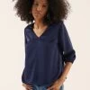 Anna Field Bluse - Dark Blue -Anna Field cc06b41712354961b329ffea7192b52b