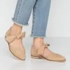 Anna Field Leather - Ballerina Med Reim - Beige