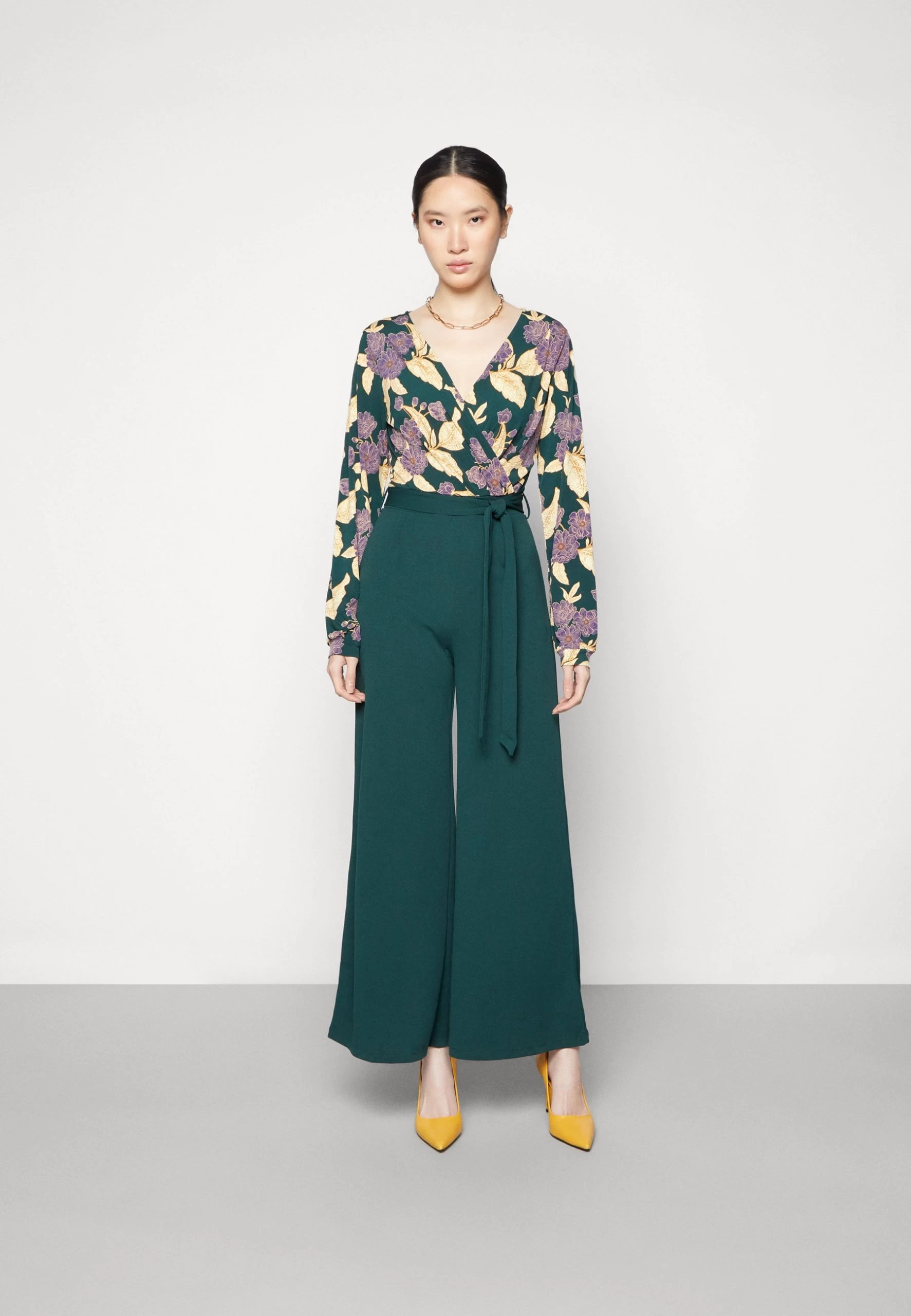 Anna Field Jumpsuit - Dark Green/Yellow 3 Anna Field Jumpsuit - Dark Green/Yellow
