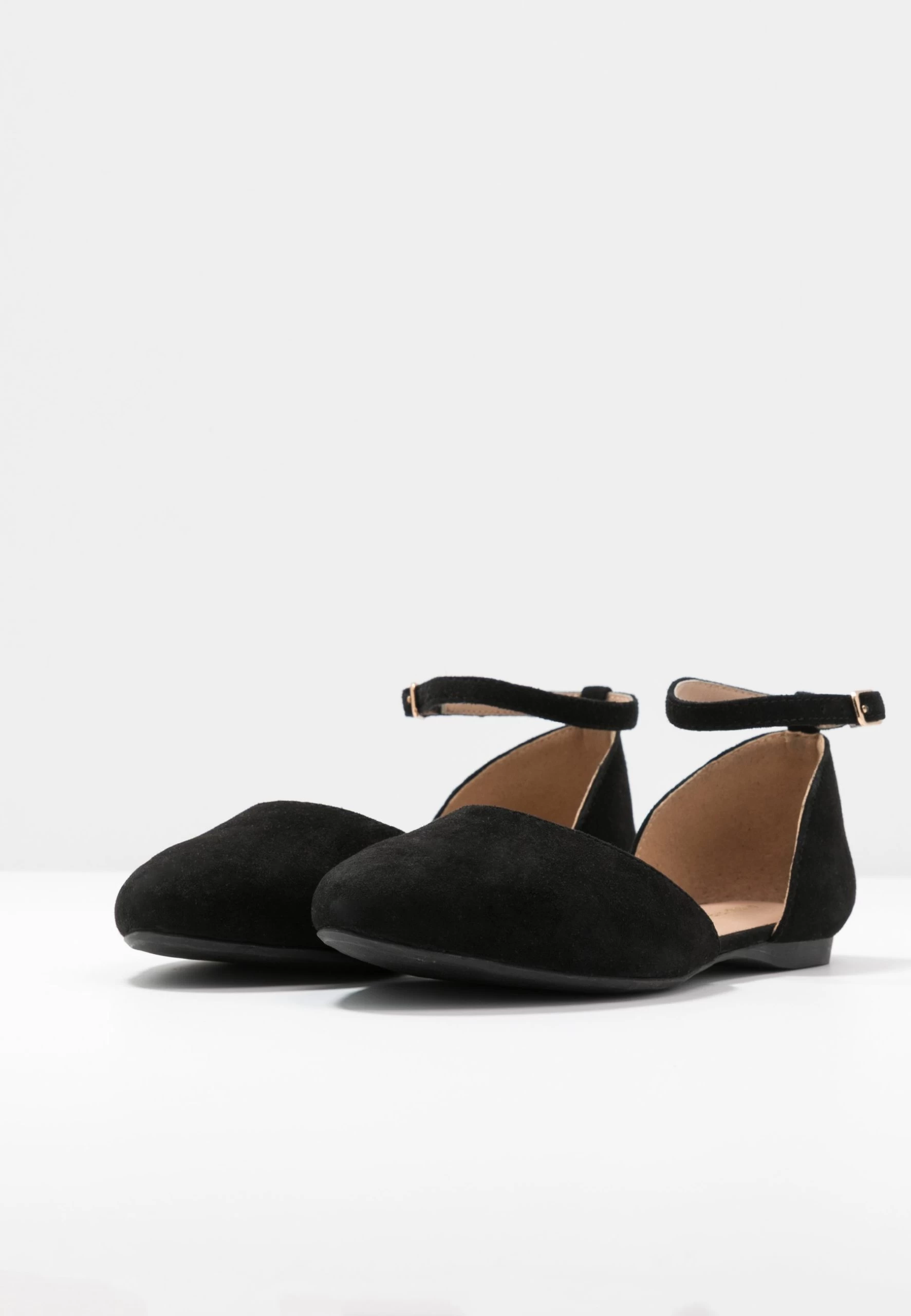 Leather - Ballerina Med Reim - Black 7 Leather - Ballerina Med Reim - Black - Bilde 5