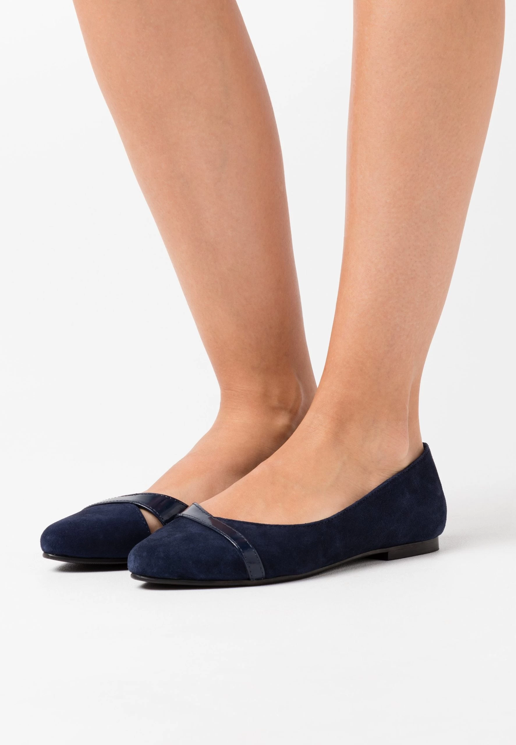 Anna Field Leather- Ballerina - Dark Blue 3 Anna Field Leather- Ballerina - Dark Blue