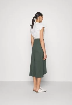 Anna Field Basic Wrap Over Midi Skirt- A-Line Skjørt - Light Green -Anna Field e90a91cd5e1a410d9fdcdb9cfd8d98a2