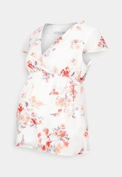 Mama Belt - Bluse - White/Red -Anna Field ef6658416ae94c7497f871508e699540