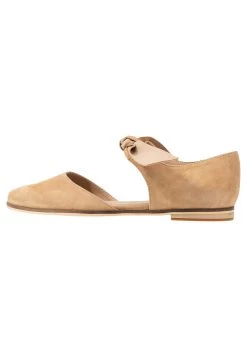 Anna Field Leather - Ballerina Med Reim - Beige -Anna Field f8e840120cc04d76bc61609d7bb788ea